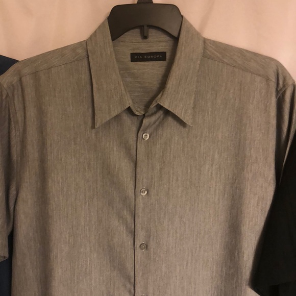 3 brand new Via Europa button down men’s tops - Picture 2 of 6
